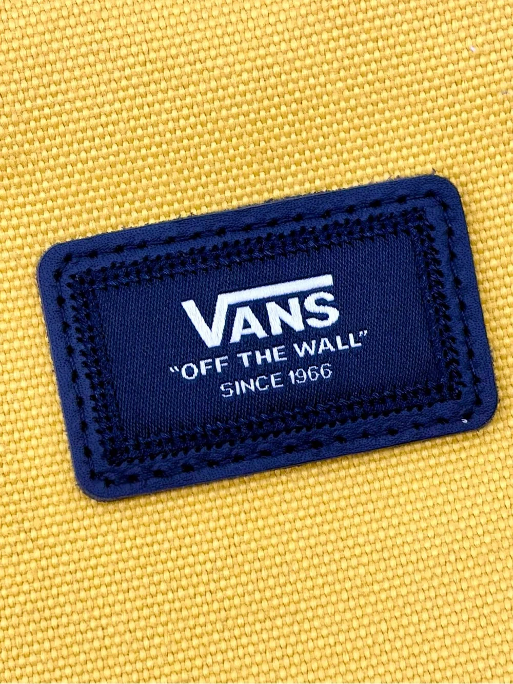Vans Yellow Canvas Backpack with Black Accents Unisex